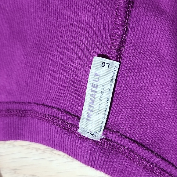 Free People Intimately baring it purple cropped flowy tank top size Large - Picture 4 of 8